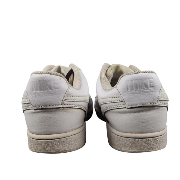 Nike Shoes Womens 8 Sneakers Court Vision Low Basketball Trainers Leather White - Picture 5 of 12